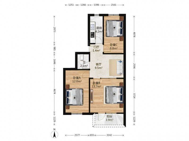 Beijing-Chaoyang-Cozy Home,Clean&Comfy,No Gender Limit,Hustle & Bustle