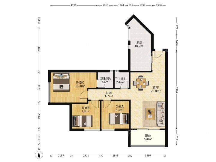 重庆-沙坪坝-温馨小窝,干净治愈