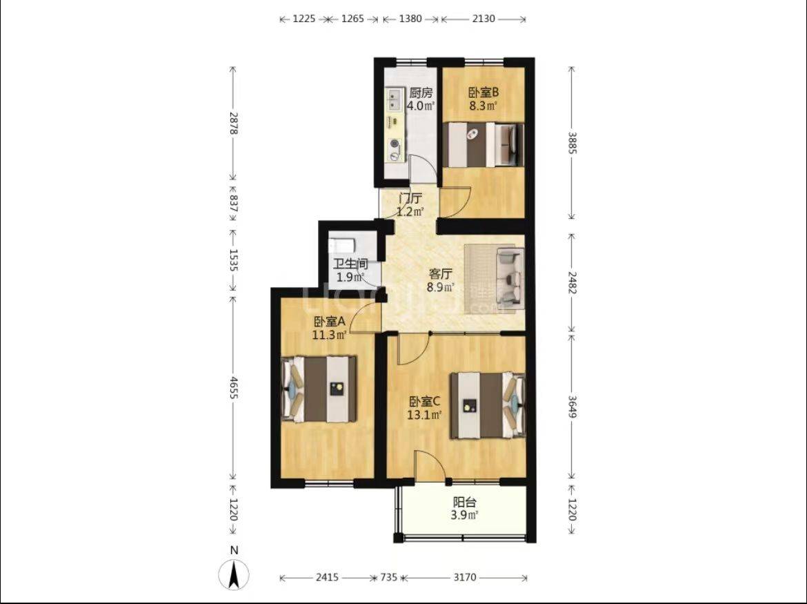 Beijing-Chaoyang-Cozy Home,Clean&Comfy,No Gender Limit,Hustle & Bustle