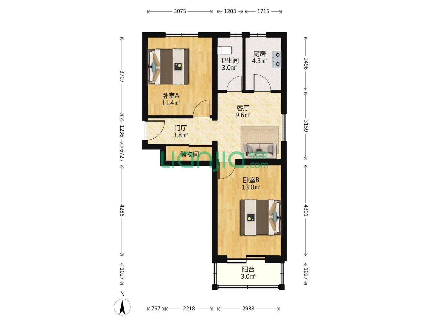 Beijing-Changping-Cozy Home,Clean&Comfy,No Gender Limit