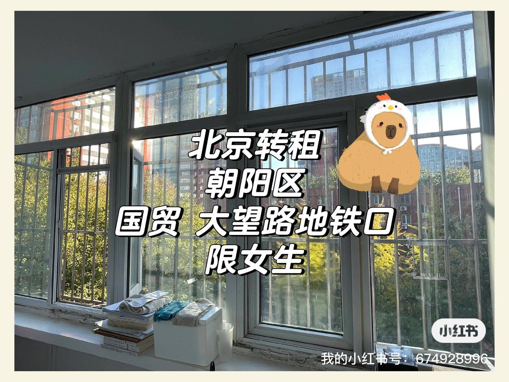 北京-朝阳-Line 10,👯‍♀️,长&短租,找室友,搬离,LGBTQ友好,合租