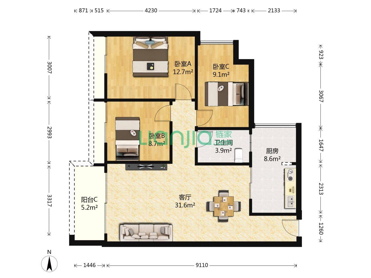 Chongqing-Jiulongpo-Cozy Home,No Gender Limit,Pet Friendly